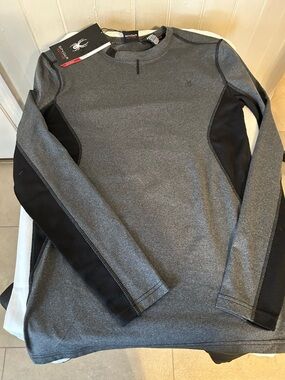 NWT Spyder Active Pro Web Performance Long Sleeve Shirt/Men’s Small